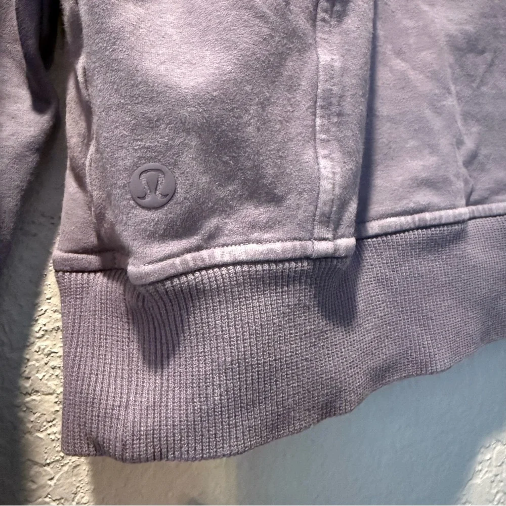 Lululemon Women’s Washed‎ Purple Quartz Scuba Hoodie Size 4